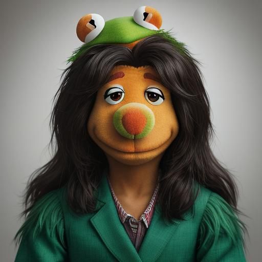 Muppet Portrait in Professional Photography Style