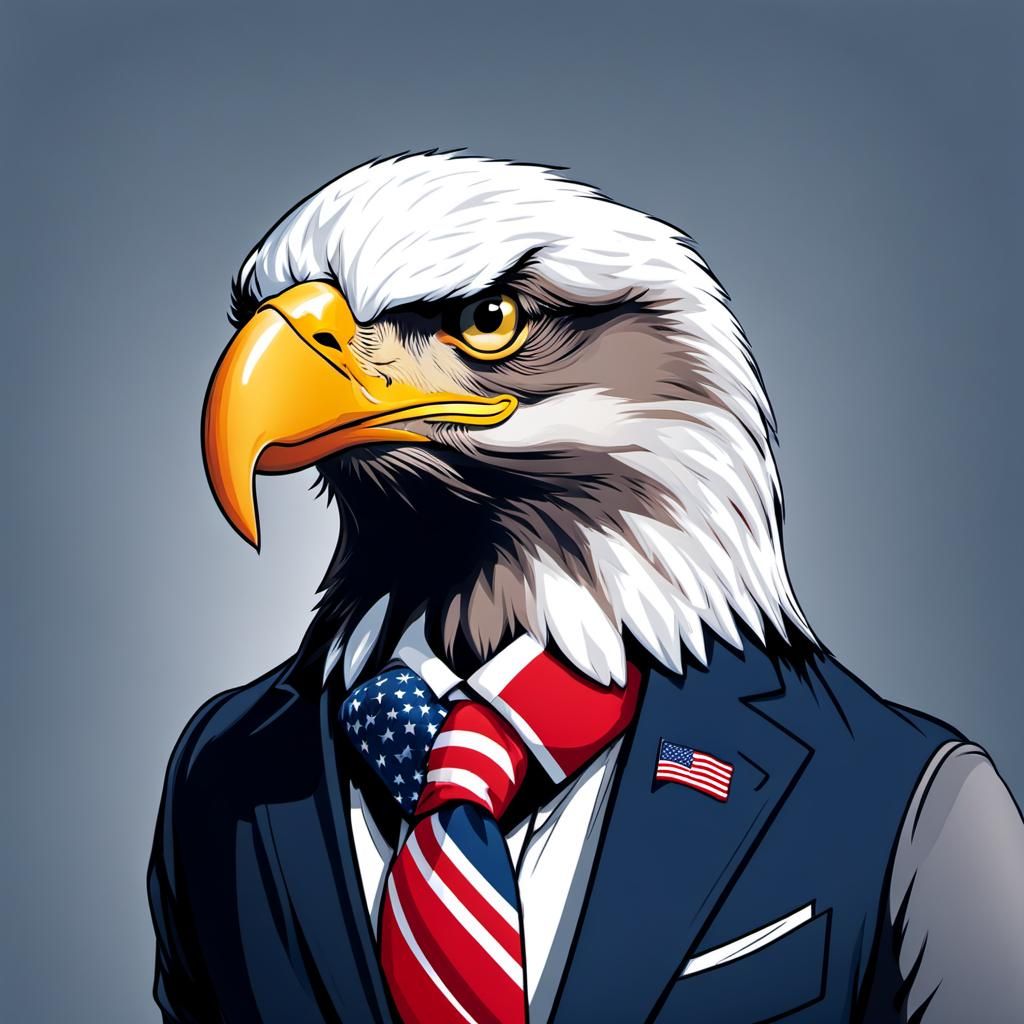 Bald Eagle Political Satire Profile Picture