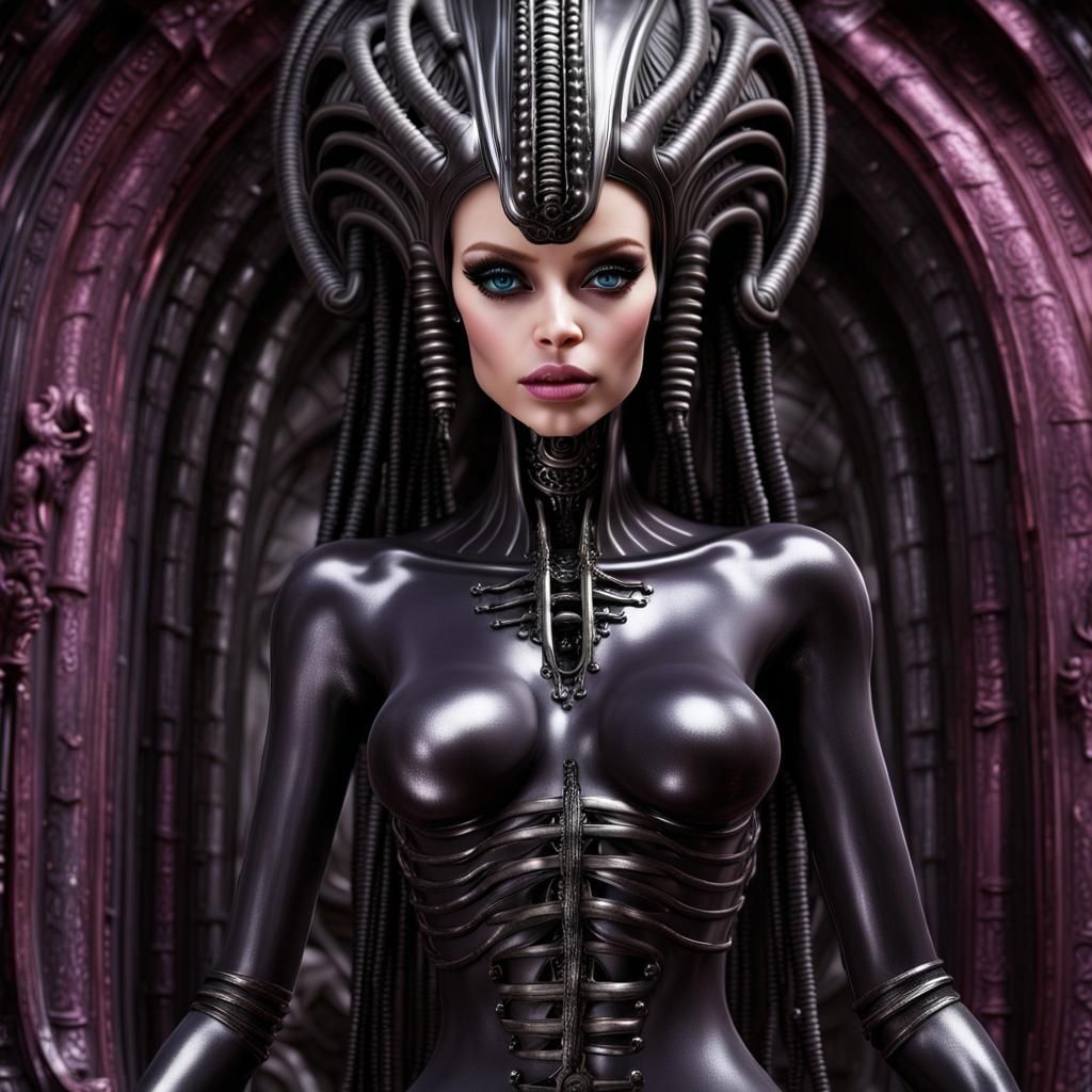 Barbie - H.R. Giger style (series)