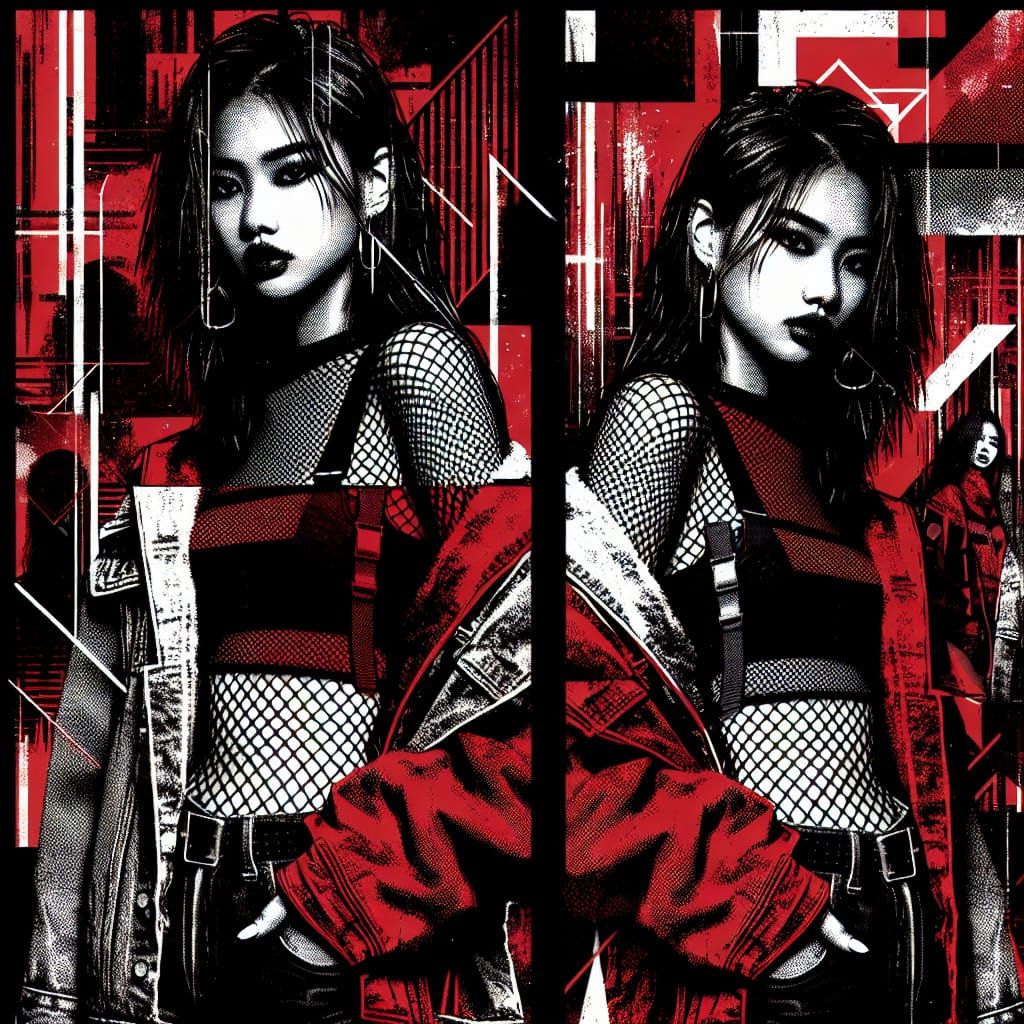 Rugged South Asian Girl in Grunge Style