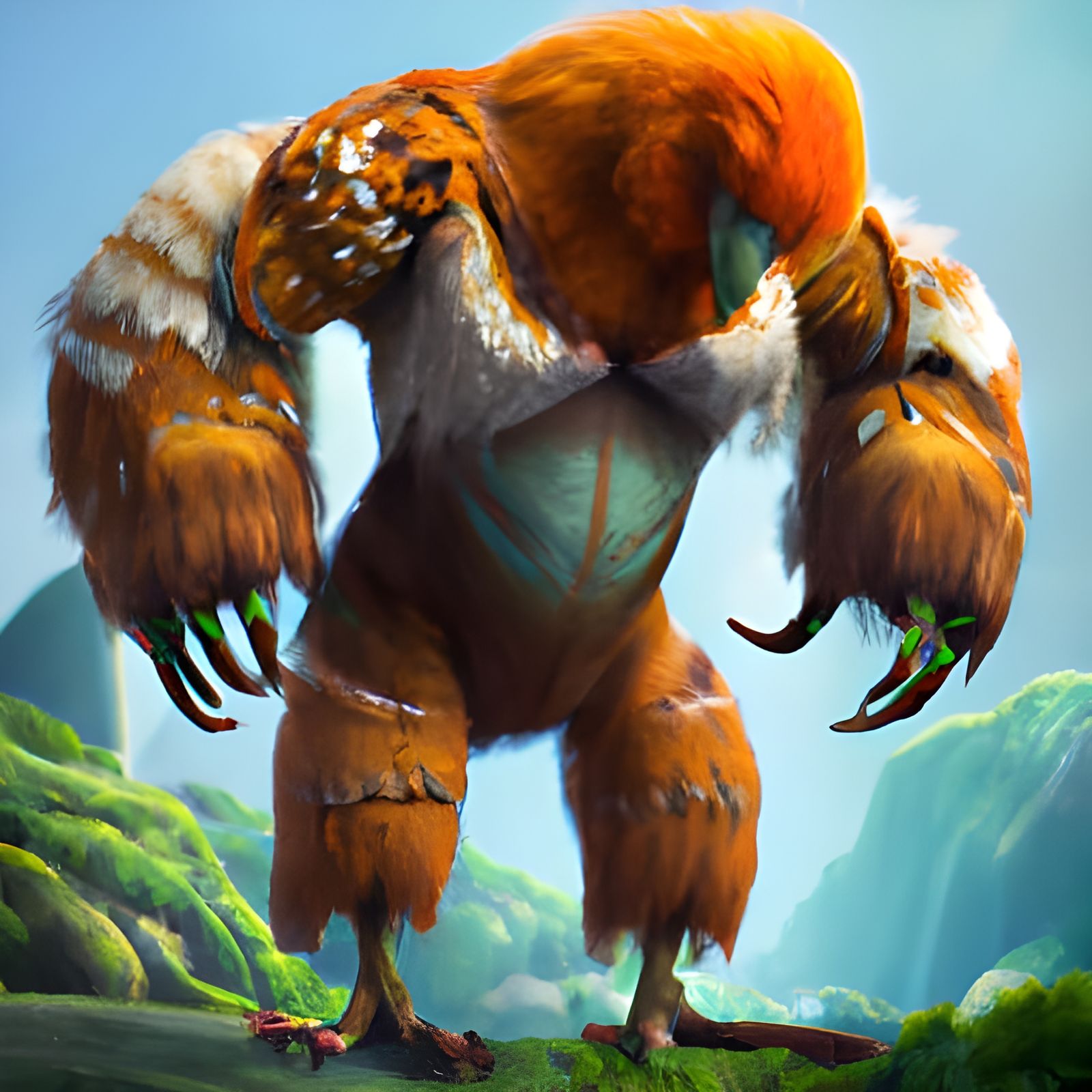 Chicken, Orangutan or Hulk?