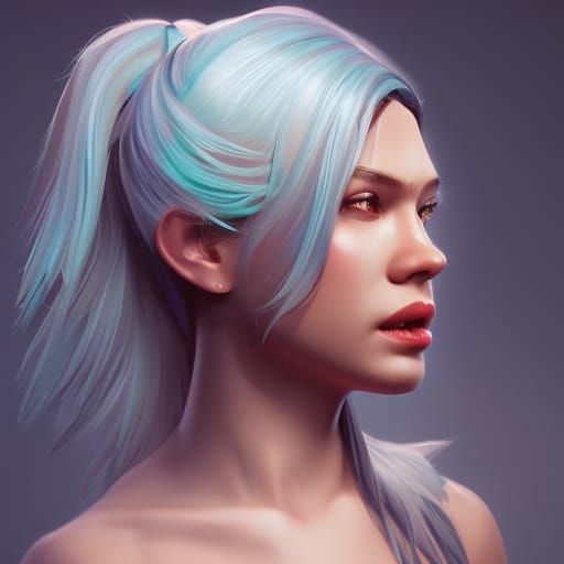 Ethereal Fantasy Portrait with Dynamic Lighting