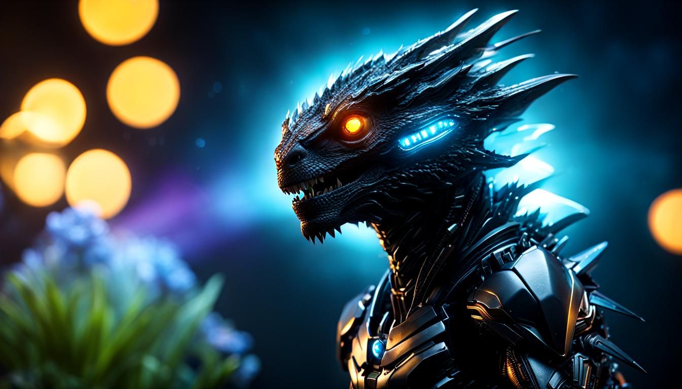 Alien Creature Powers Fusion Reaction