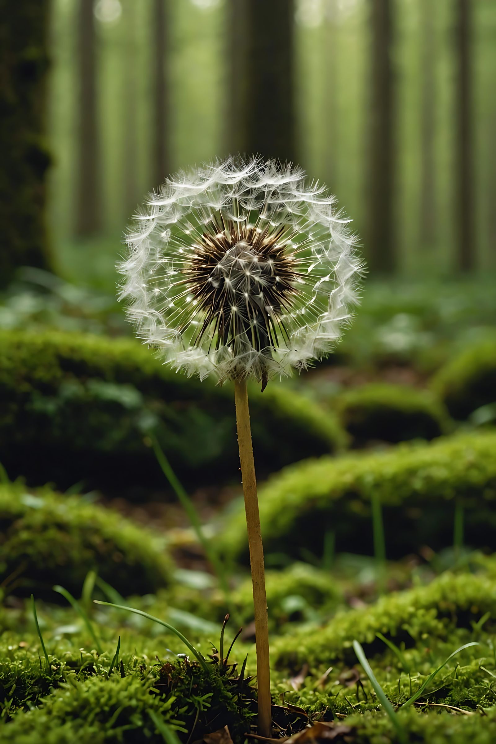 Dandelion Seed Head Macro Photography