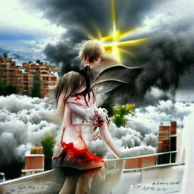 Beautiful Demon in Divine Sunshine
