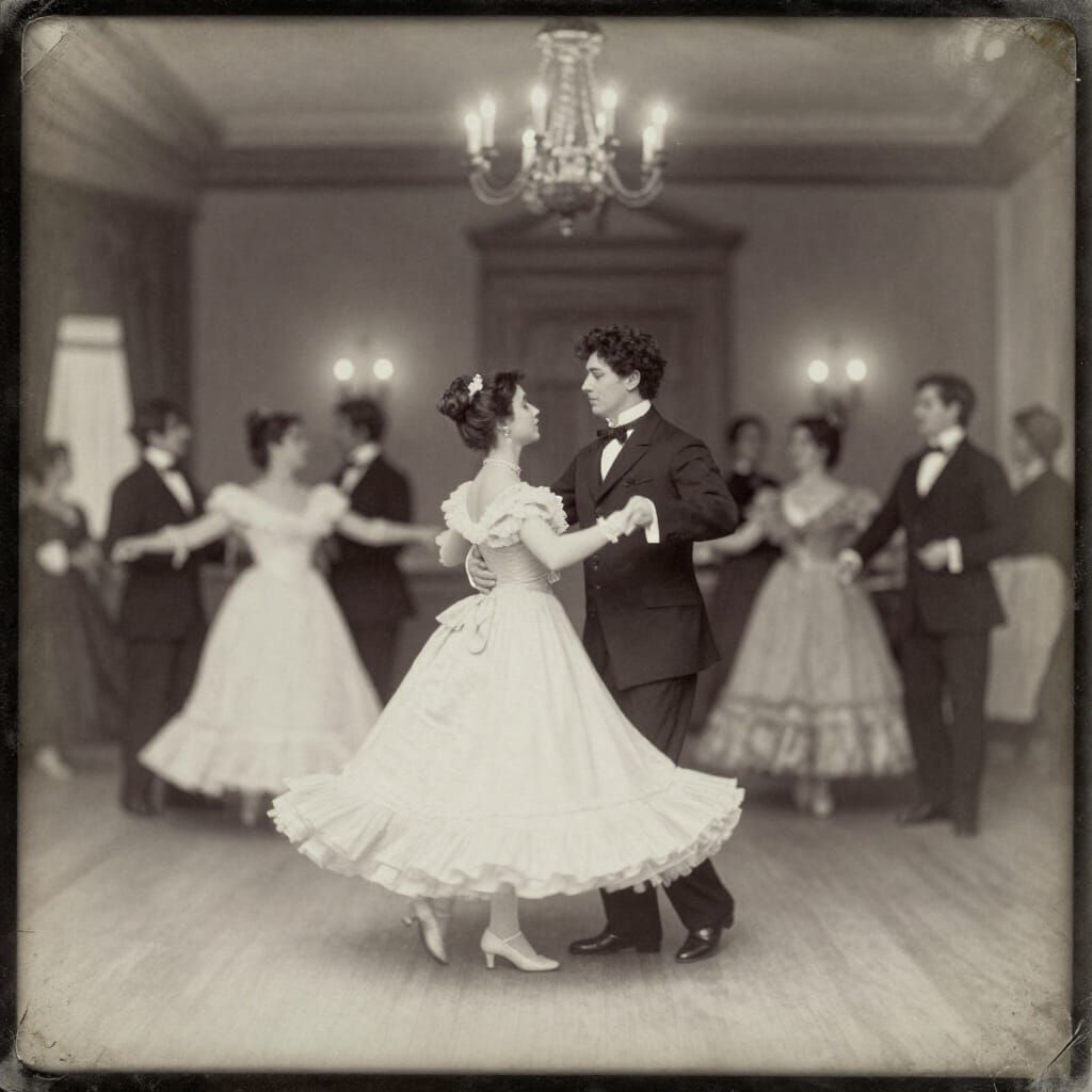 Victorian Ball Daguerreotype: Romantic Nostalgia