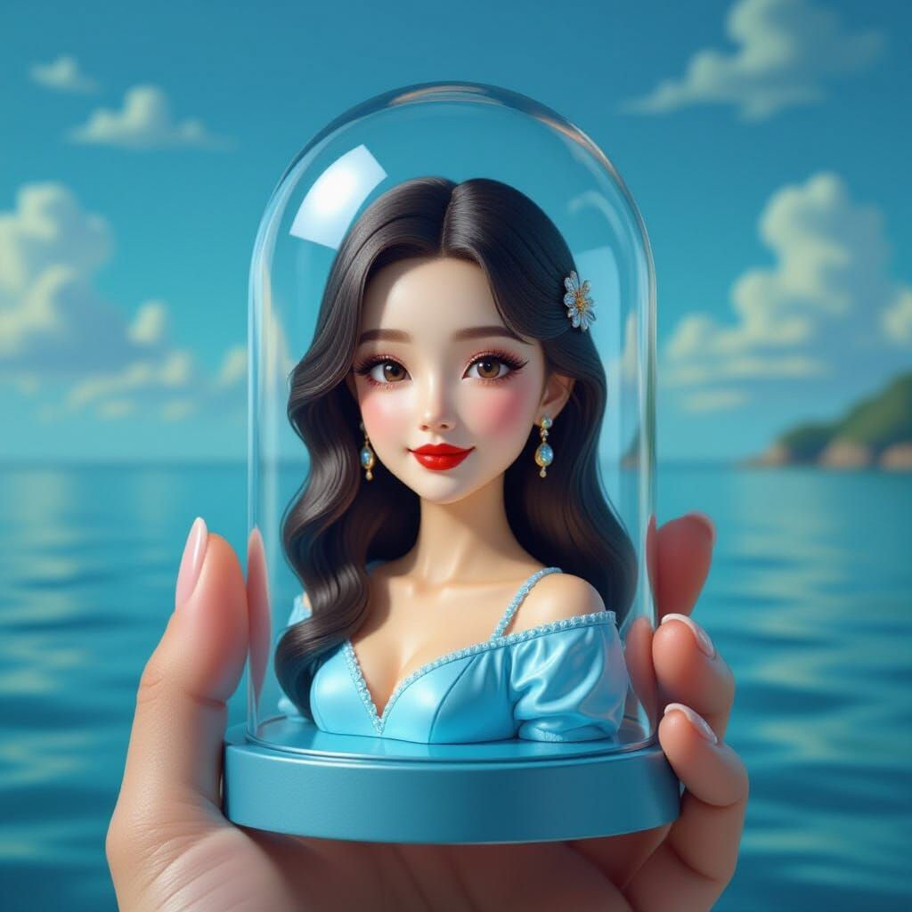 Gashapon Capsule Diorama: Summer Nights, Surreal Art