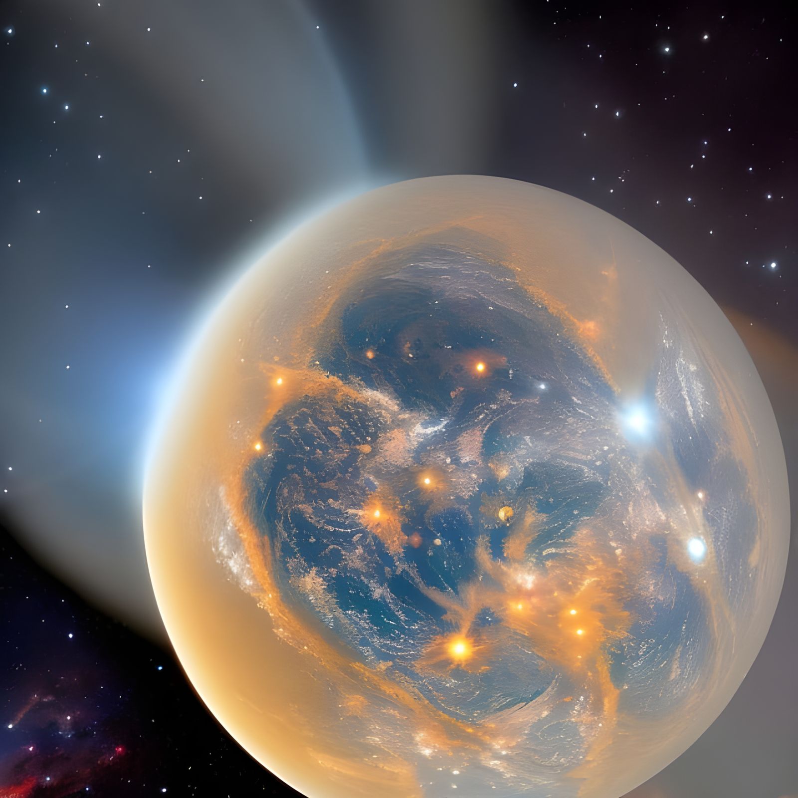 Saturn's Iconic Rings in Space