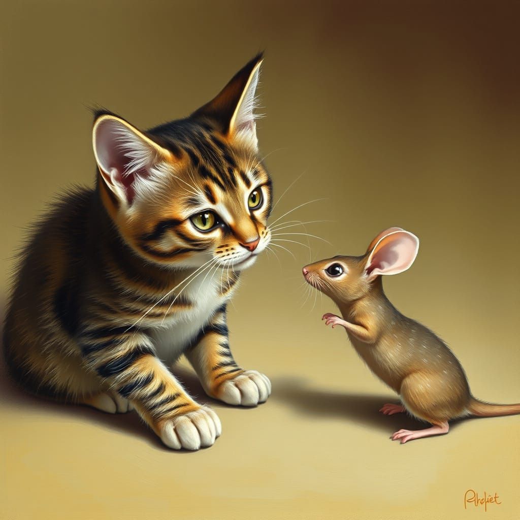 Epic Cat vs Mouse Chase Scene