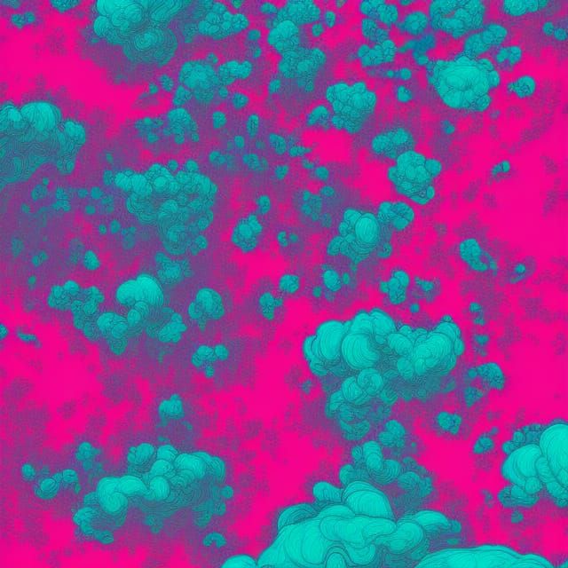 Magenta and Hot Pink Planet Digital Art