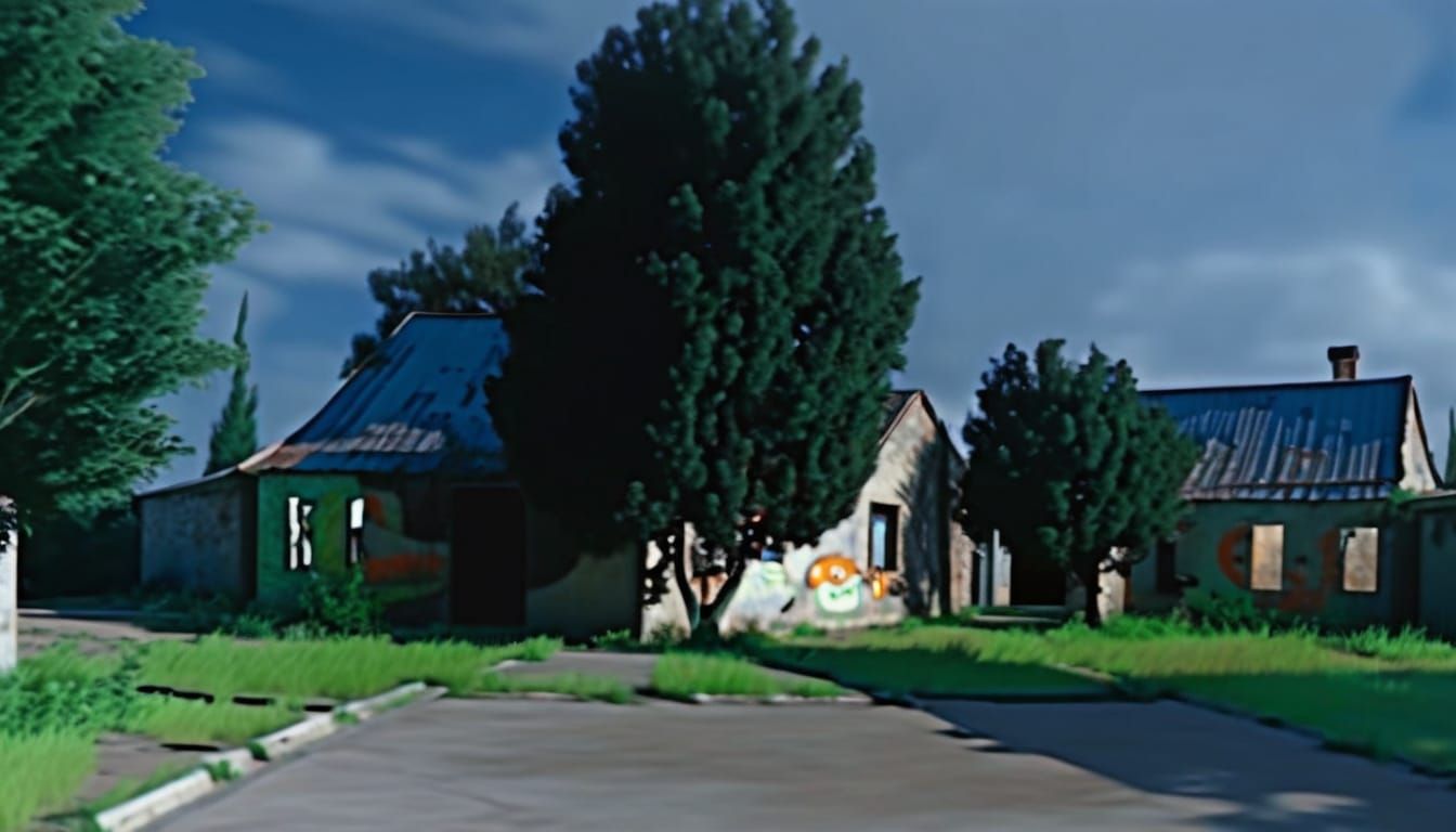 A Haunting Abandoned Place in a Liminal Zone