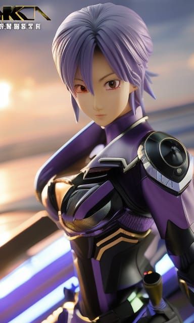 Lori Birdsong Posing: Anime Style Digital Art