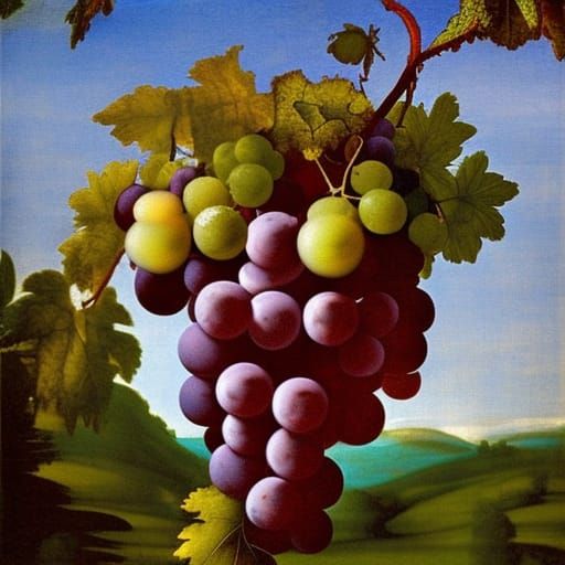 Bacchus, God of Wine, in Renaissance Portrait