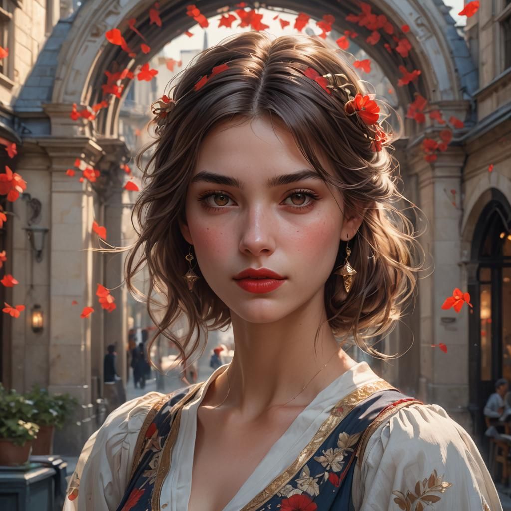 A very sweet french girl