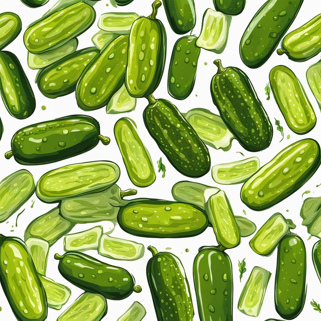 AI Generated Image of a Pickle