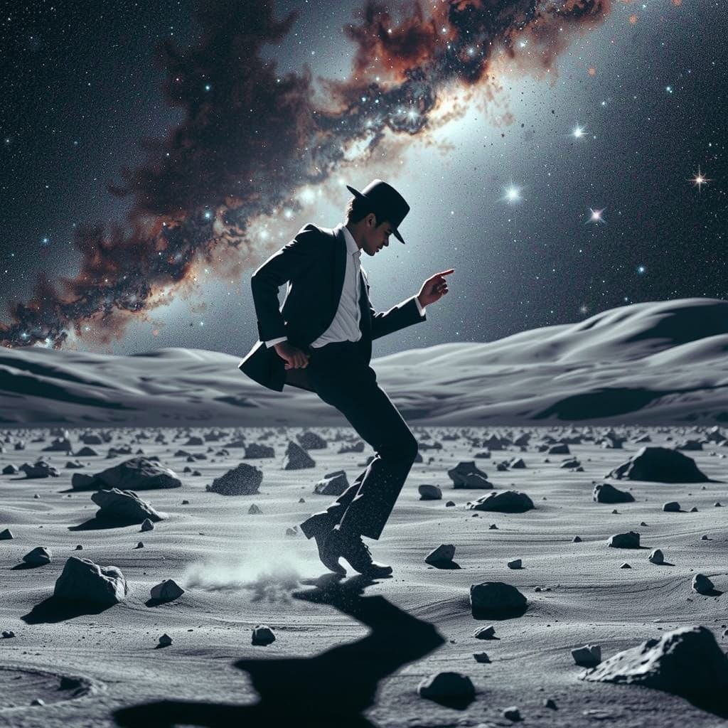 Moonwalk on the Moon