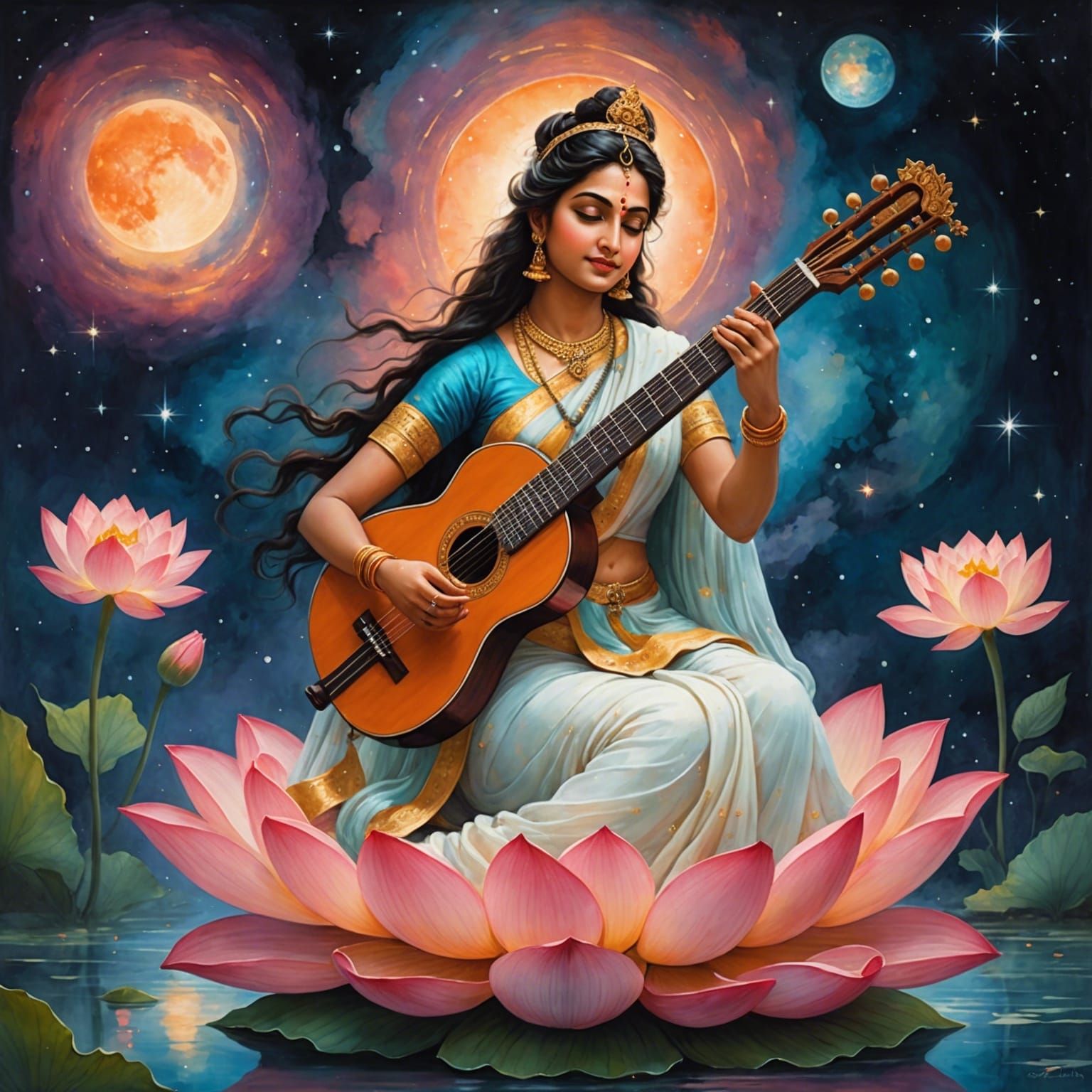 Goddess Saraswati