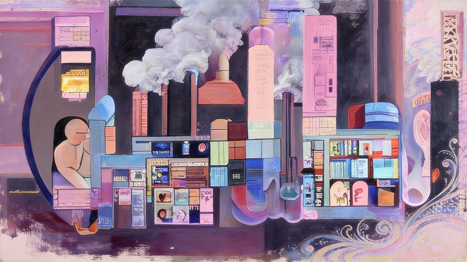 Giant of Industry's Small Dreams Astral Illustration