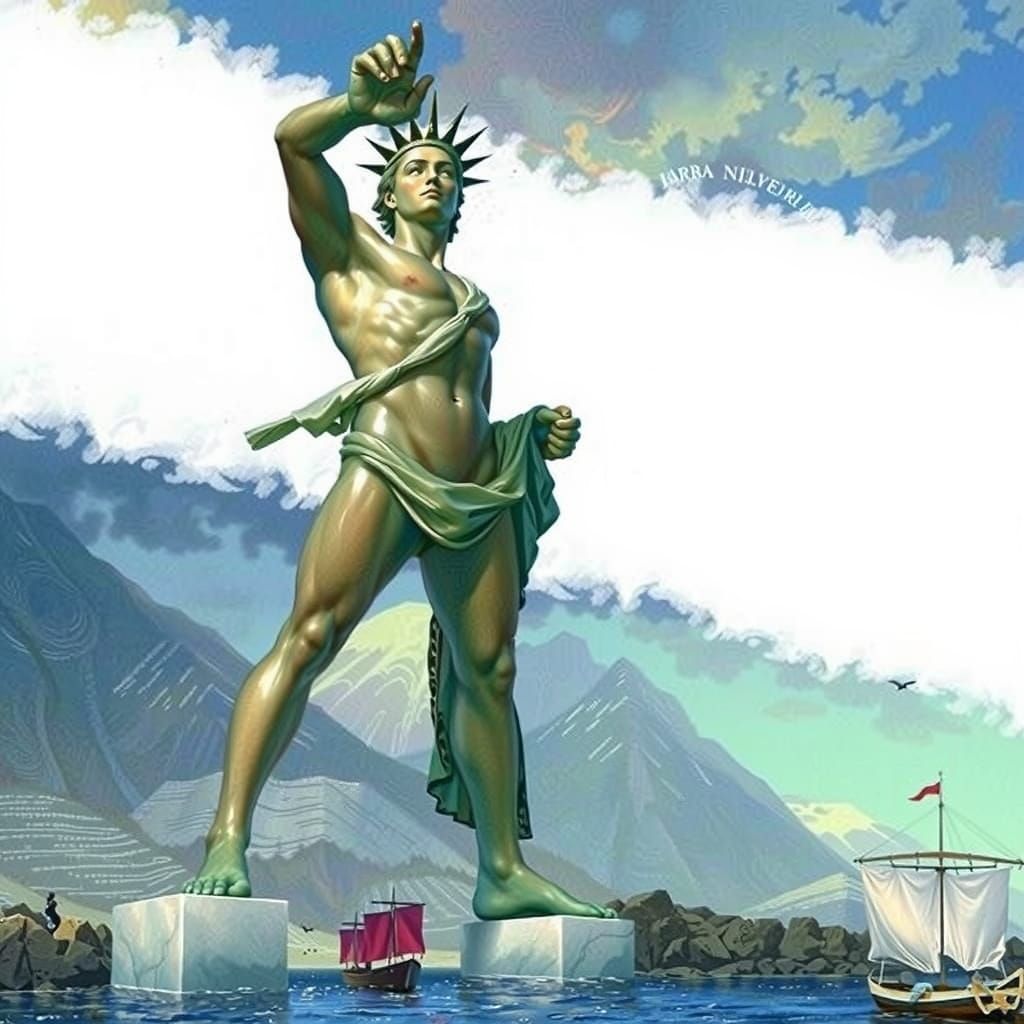 Radiant Young God in Classical Style