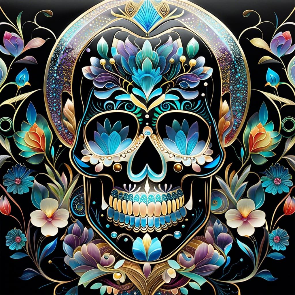 Sugar skull illustration