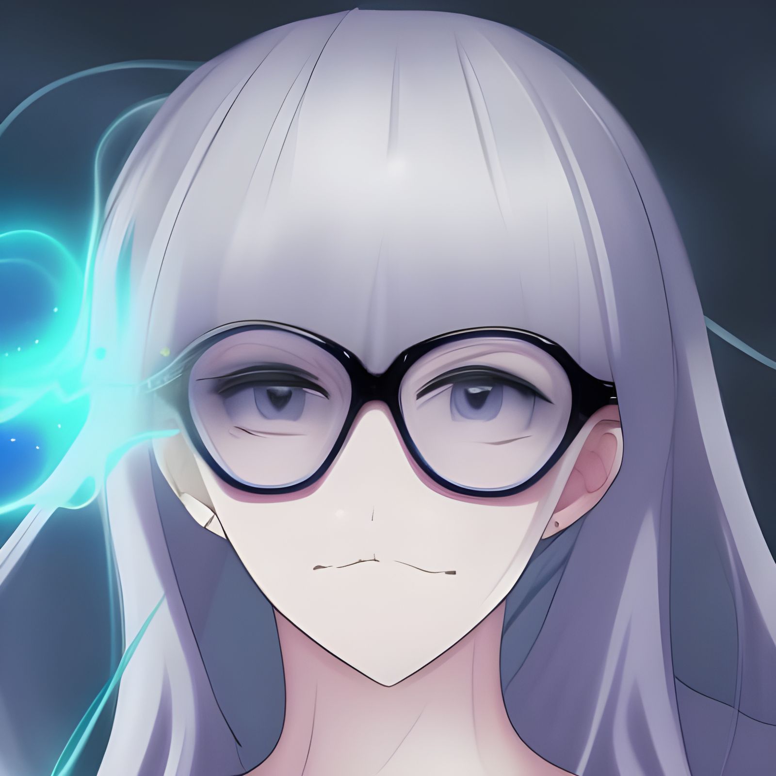 Anime Style Mad Scientist Upside Down