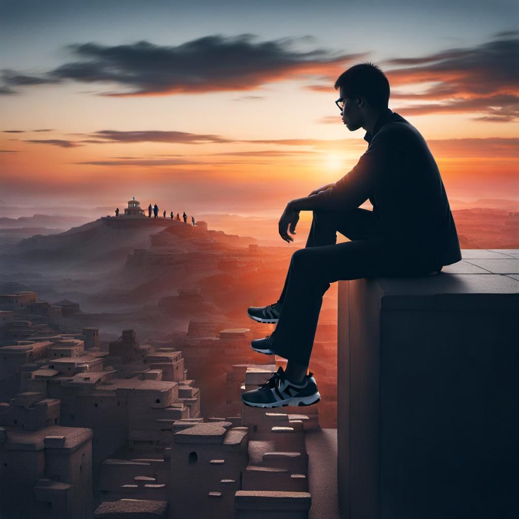 Contemplating Thoughtful Expression