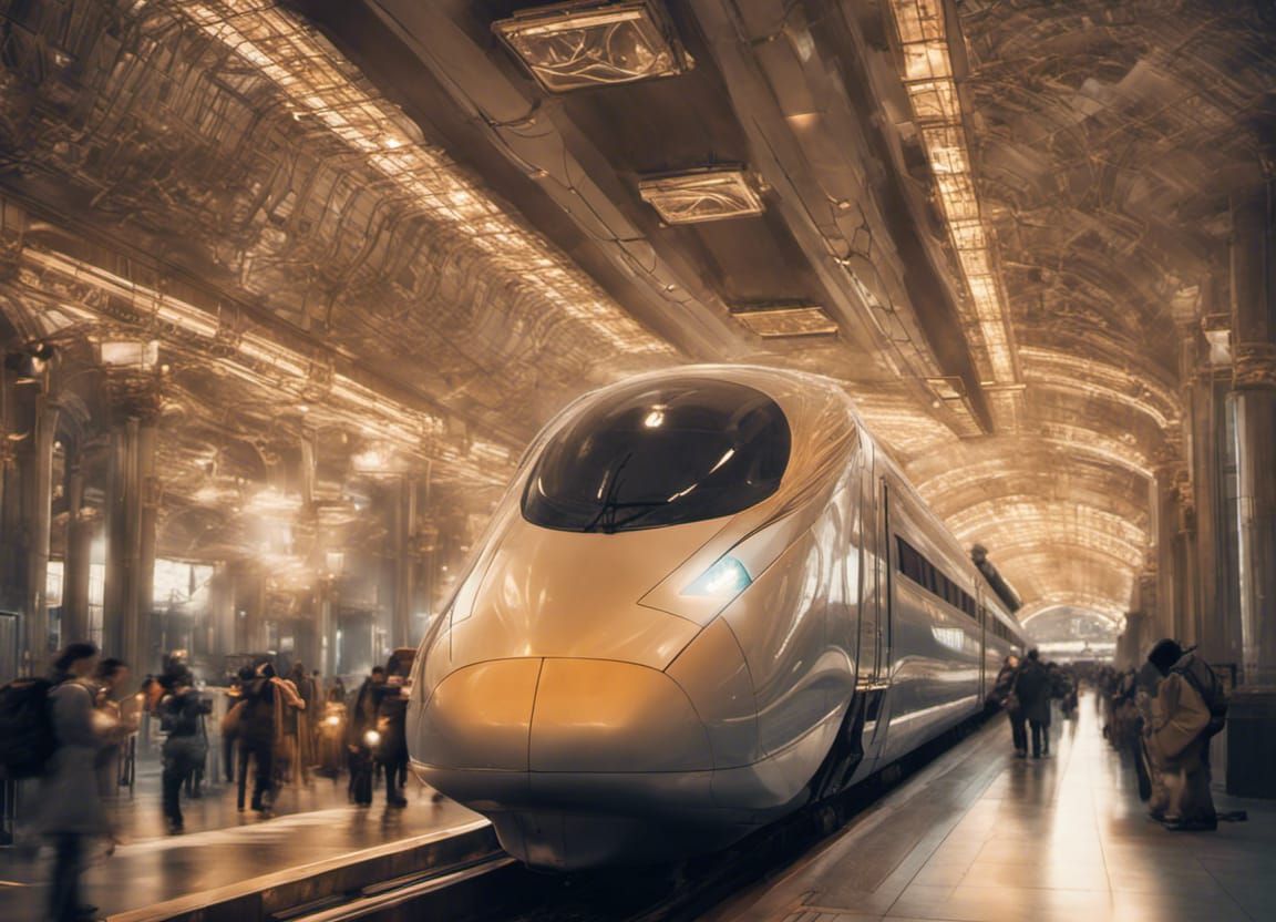 Futuristic Grand Central Terminal at Magic Hour