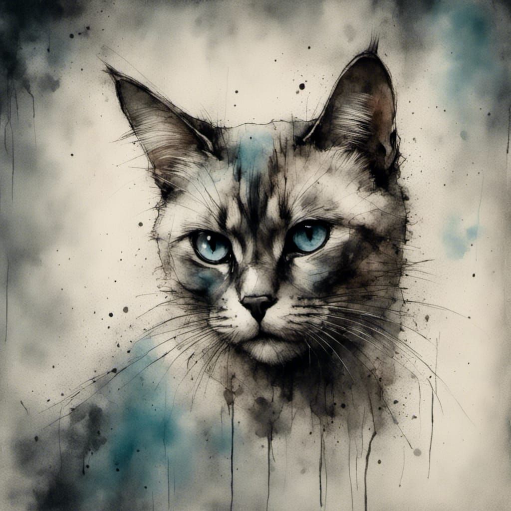 3D Portrait of a Siamese Cat in Unreal Engine