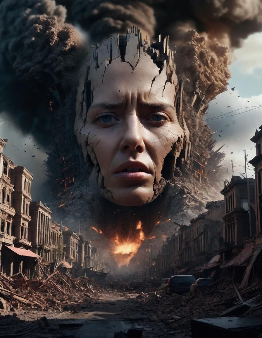 Dramatic Face of Destruction: Digital Matte Painting