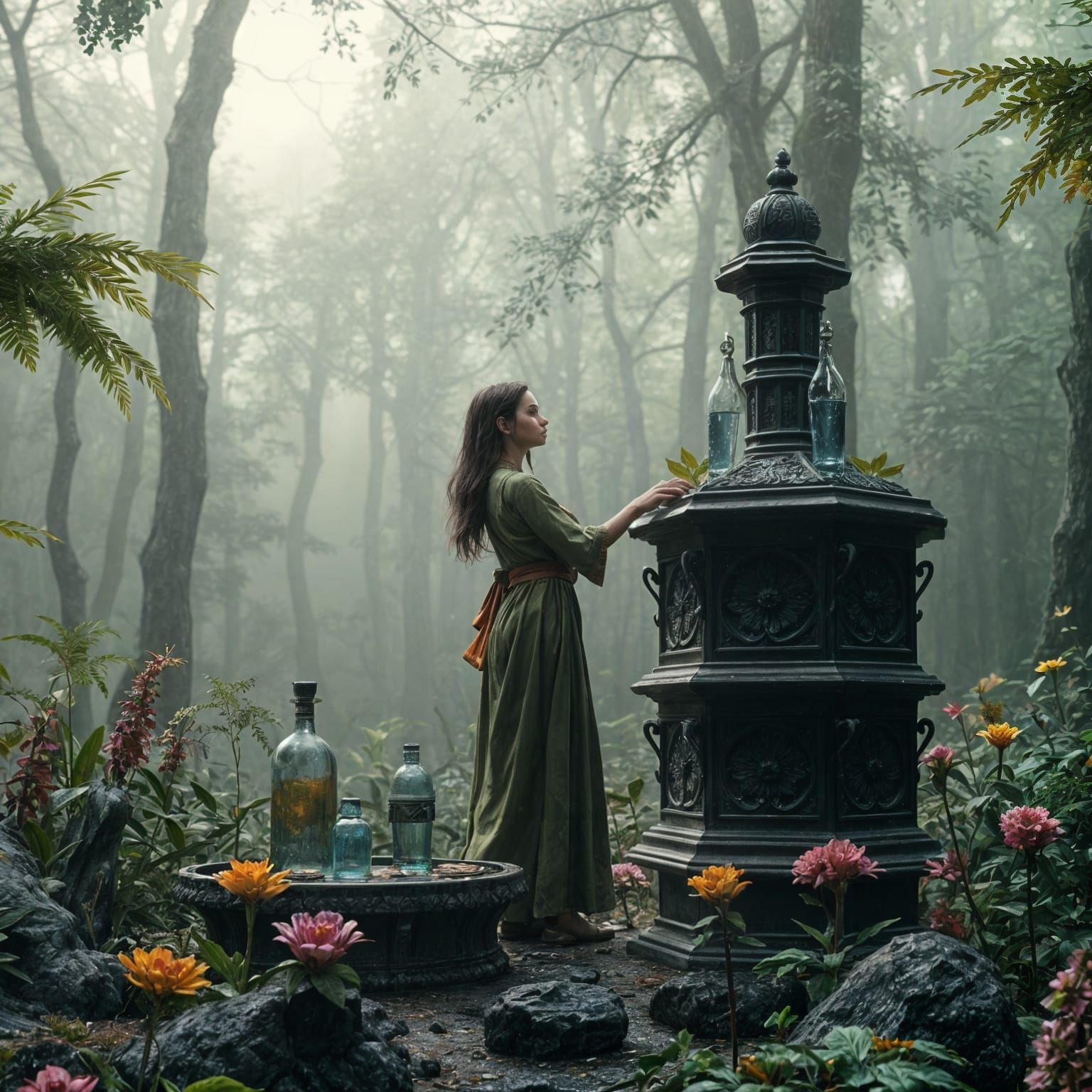 Fantastical Rainy Day Savings: Matte Painting