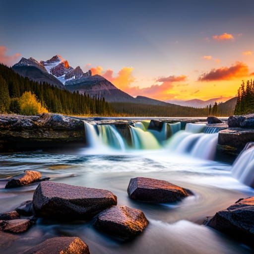 Reflective Sphere with Dreamy Surreal Reflections