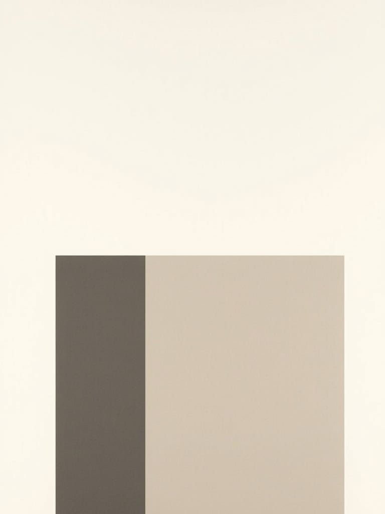 Minimalist Geometric Shapes in Suprematist Style