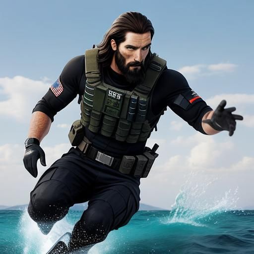 Spec Ops Jesus Skating on Water