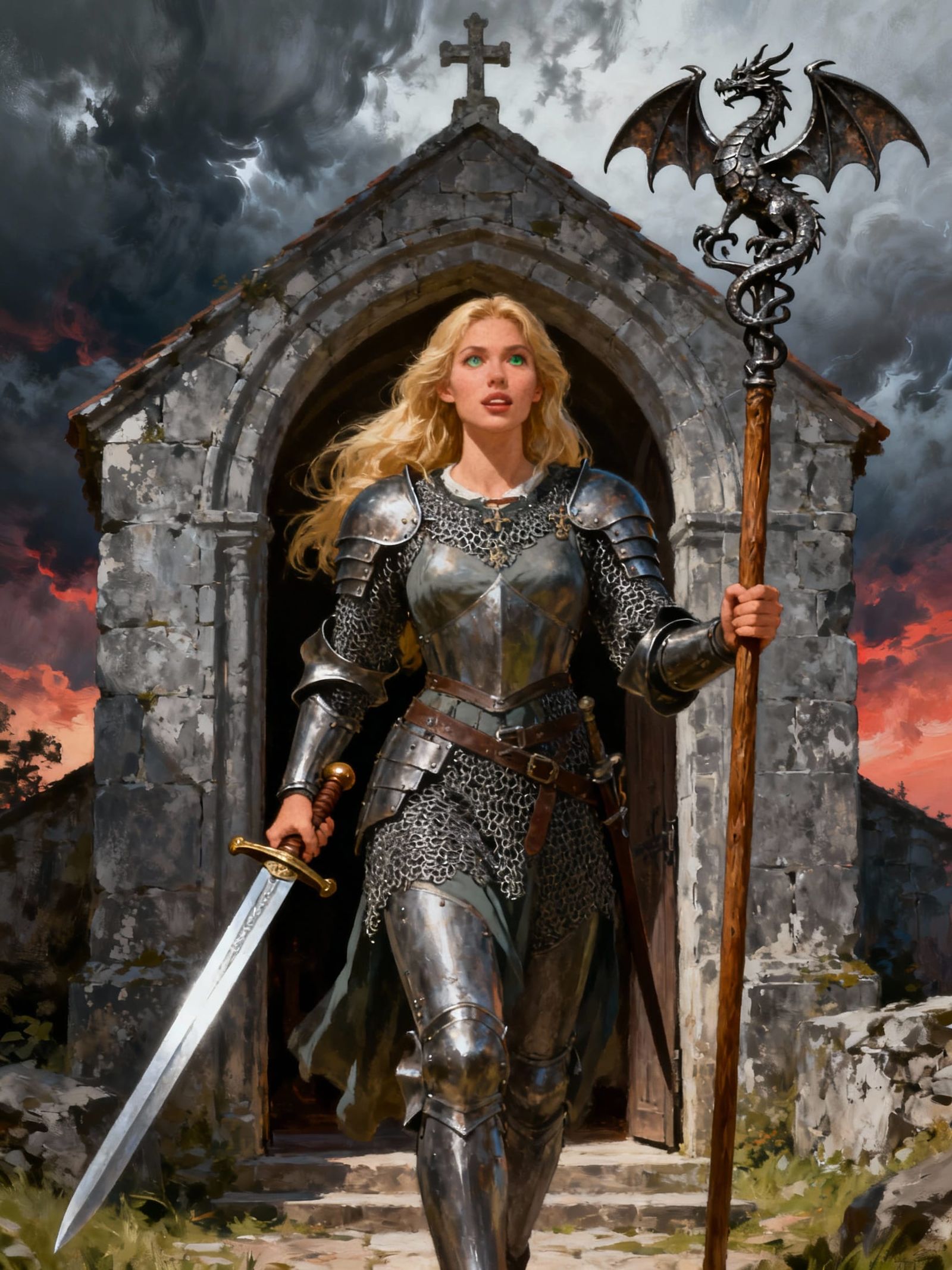 Dragon Priestess Jeanne Emerges from Sanctuary