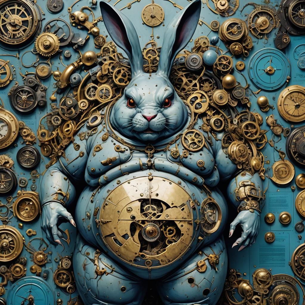 Weird Luchador Ninja and Gothic Enchantress in Comic Style