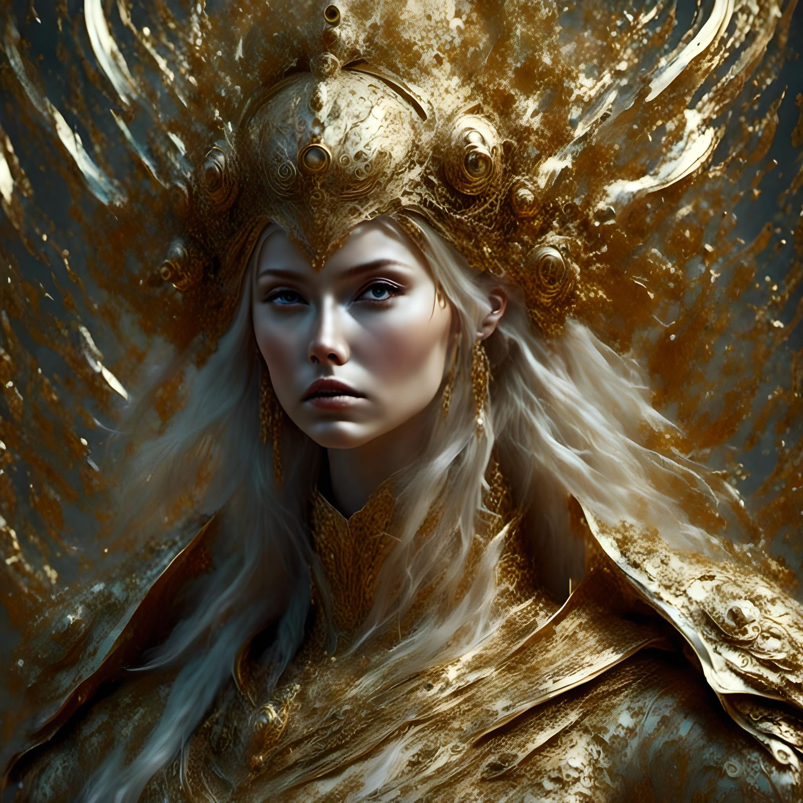 Alien Biopunk Landscape in 3D Cinematic Style