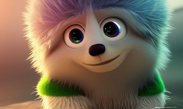 Adorable Fluffy Hedgehog in Snowy Backlit Scene