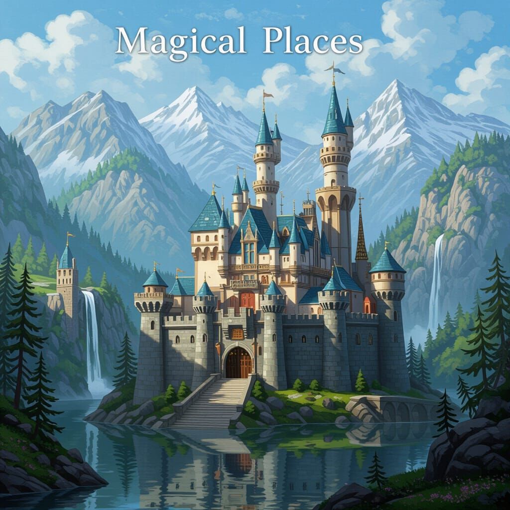 Enchanting AI Art of Magical Realms