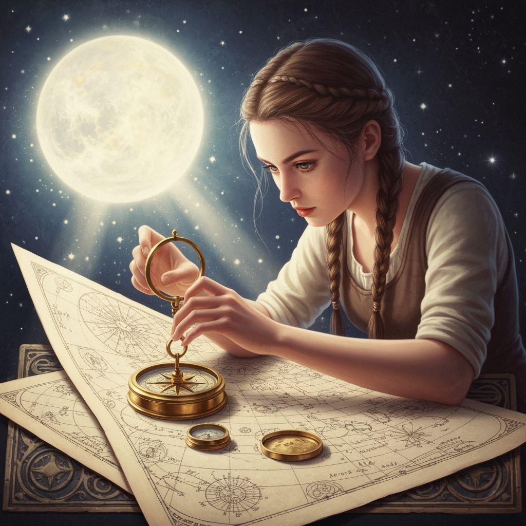 Celestial Cartographer Charts Constellations in Watercolor S...