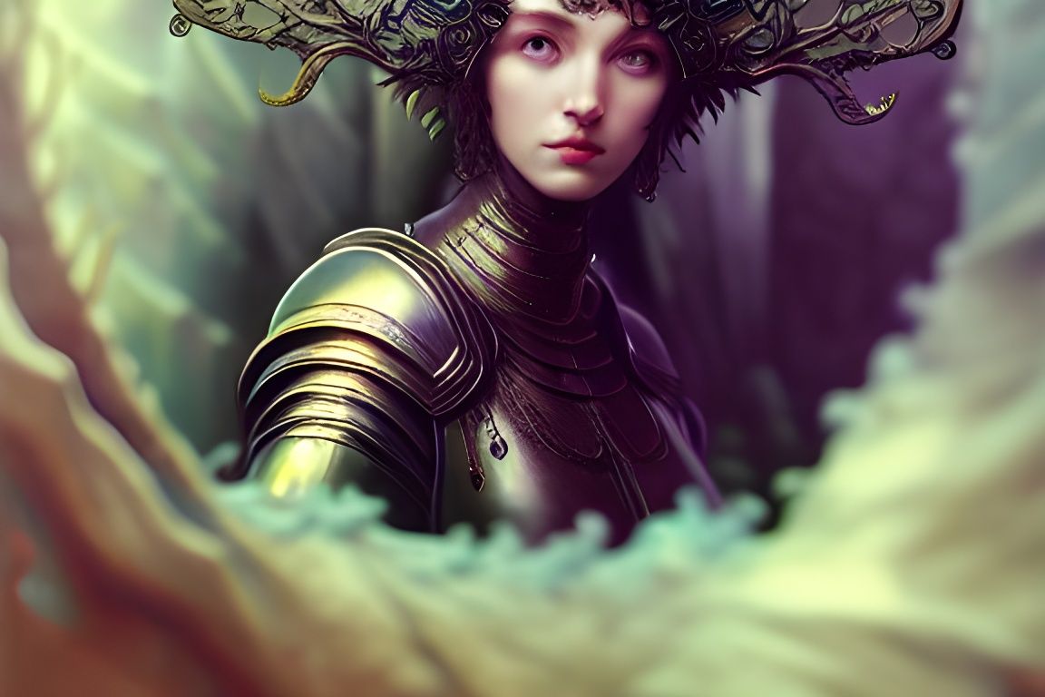 Hyperdetailed Joan of Arc in Digital Art Style