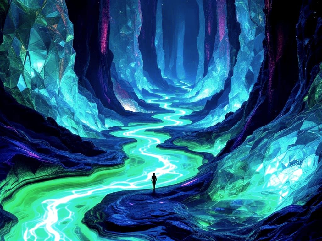 Emerald Green Streams in a Cosmic Glass Landscape
