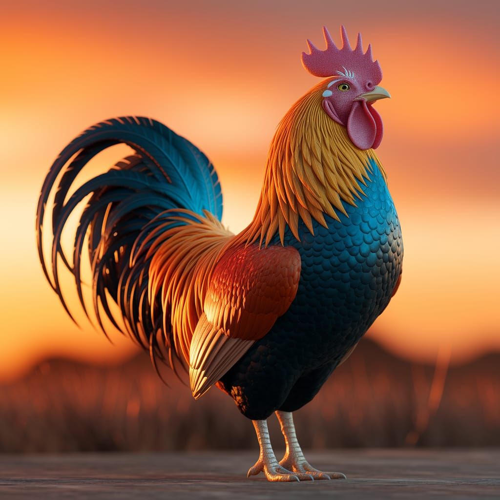 Honduran Chuco rooster
