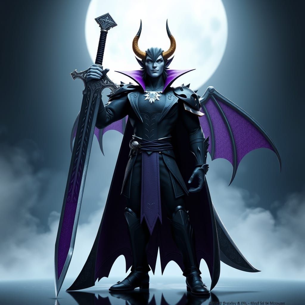 Dracule Mihawk in Detailed 3D Render