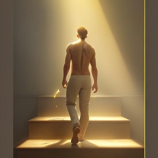 Finally, the last stroke fell onto the canvas, a burst of golden light. Stepping back, he held his breath. There, starin...