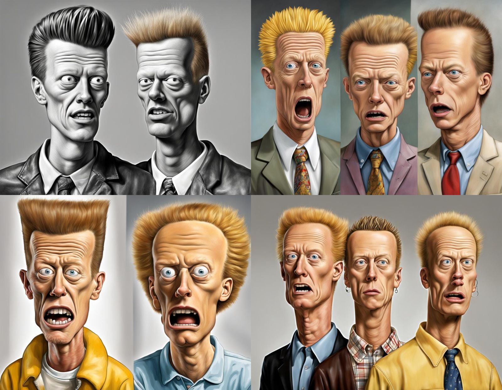 Photorealistic Beavis and Butthead as Real People