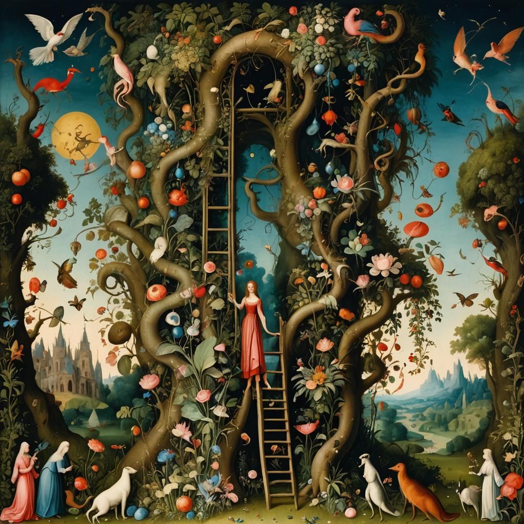 Garden of Eden: Mystical Rococo Fantasy Art