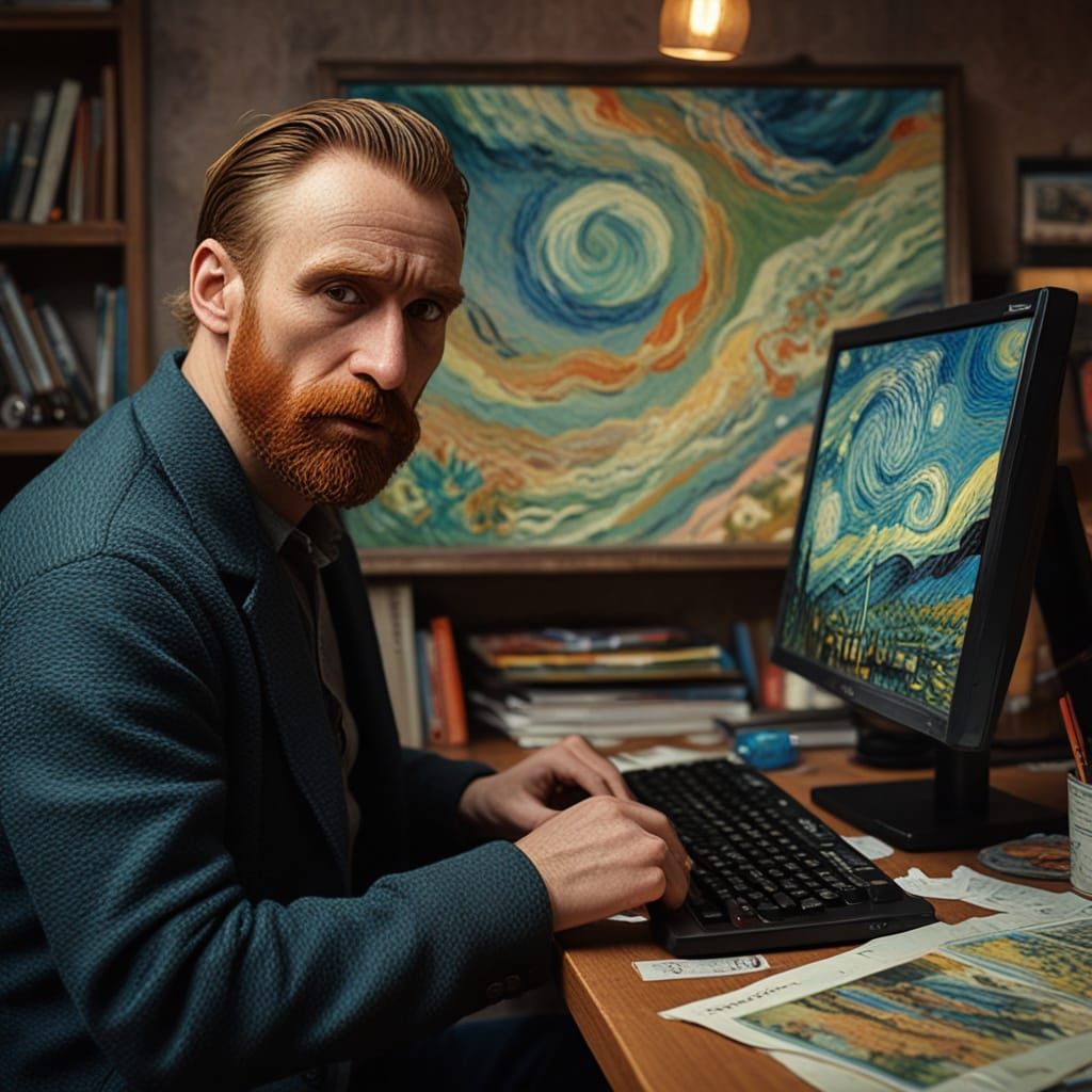 Impressionist Masterpiece of a Tech-Savvy Artist