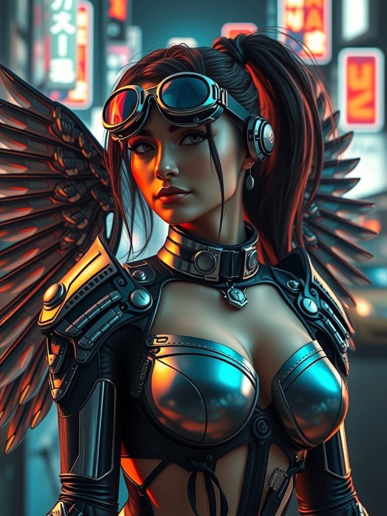 Cyberpunk Angel