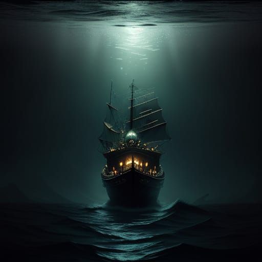 Gargantuan Sea Monster Rises from the Abyss in a Haunting, L...