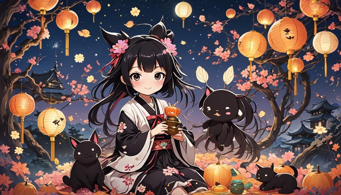 Kuromi's Dreamy Mid-Autumn Festival, Anime Style